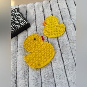 Yellow Duck Pop It Fidget Toy